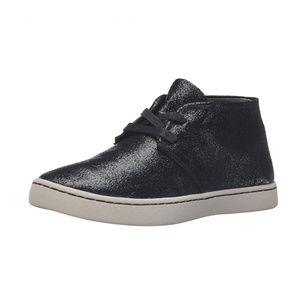 Hush Puppies cille gwen black suede sneaker
